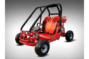 90CC ROCKET IN POCKET DUNE BUGGY OFFROAD  TWIN SEATED GOKART - RED