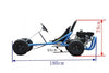 200CC Go Kart Dune 4 Stroke Upgraded 6.5HP Adult-Kids Sizes RED