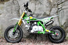 110cc Rocket IN pocket Dirt Bike Electric Start Auto Junior Bike -  Green