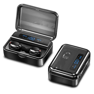 Shop Fu 9S stereo Earbuds Bluetooth Headset with touch control Led Digital