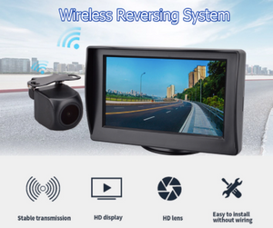 2021 2.4G Wireless HD car / Van / Trucks Reverse camera kit rear view mirror wireless backup camera