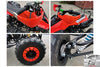 125CC ATV Rocket In Pocket Sport Quad Dirt Bike 4 Wheel RED