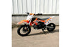 110cc Dirt Bike Motor Electric Start Semi Auto Junior Bike Kid - Orange