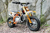 110cc Rocket IN pocket Dirt Bike Electric Start Auto Junior Bike -  Orange