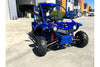 125CC SAHARA ROCKET IN POCKET OFF ROAD TWIN SEAT SEAT RIGHT - BLUE