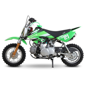 Rocket IN Pocket GMX Moto50 50cc Dirt Bike Green