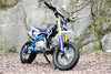 110cc Rocket IN pocket Dirt Bike Electric Start Auto Junior Bike  BLUE