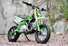 70cc Rocket IN Pocket Trail Pit Bike Dirt Motor Electric Start  - Green