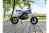 70cc Rocket IN Pocket Trail Pit Bike Dirt Motor Electric Start  - Blue
