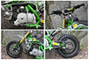 110cc Rocket IN pocket Dirt Bike Electric Start Auto Junior Bike -  Green