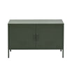 ArtissIn Base Metal Locker Storage Shelf Organizer Cabinet Buffet Sideboard Green