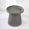 ArtissIn Coffee Table Mushroom Nordic Round Small Side Table 50CM Grey