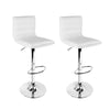 Artiss Set of 2 PU Leather Bar Stools Padded Line Style - White