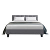 Artiss Anna Bed Frame Fabric - Grey Double