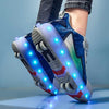 SHOP FU Kids Roller Skate Shoes With Rechargeable Light