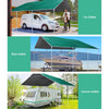 Carports 6m x6m Carport Kits Gazebo Canopy Tent Cover Metal Garden Shed Green