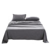 Cosy Club Washed Cotton Sheet Set Black King