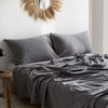 Cosy Club Washed Cotton Sheet Set Queen Grey