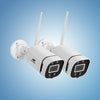 UL-tech 3MP Wireless CCTV Security Camera System WiFi Outdoor Home 2 Cameras Set