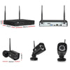 UL-TECH 1080P 4CH NVR Wireless 2 Security Cameras Set