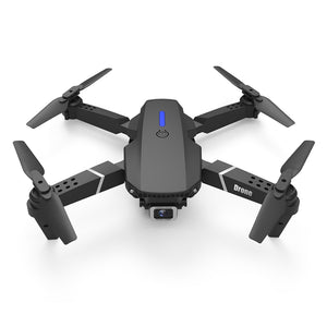 Shop FU – 4K Double HD Camera Mini Foldable RC Quadcopter Drone Remote Control Aircraft (Black)
