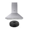 Comfee Rangehood 600mm Stainless Steel Canopy With 2 PCS Filter Replacement Combo