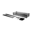 90cm 5-Tier Wire Shelf Shelving Unit Kithchen Storage Trolley Black