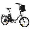 VECOCRAFT 20" Folding Electric Bike eBike e-Bike City Foldable Bicycle Black