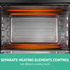 Devanti 45L Convection Oven with Hotplates - Black
