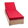 Gardeon Sun Lounge Wicker Lounger Outdoor Furniture Rattan Garden Day Bed Sofa Brown