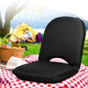 Artiss Foldable Beach Sun Picnic Seat - Black