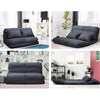 Artiss Lounge Sofa Bed Floor Recliner Chaise Chair Folding Adjustable Suede