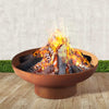Grillz Fire Pit Charcoal Camping Burner Rustic Outdoor Steel Bowl Heater Pits