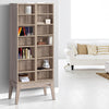 Artiss CD DVD Media Storage Display Shelf Folding Cabinet Bookshelf Bluray Rack Oak