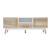 Artiss Wooden Entertainment Unit - White & Wood