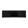 Artiss 130cm RGB LED TV Stand Cabinet Entertainment Unit Gloss Furniture Black