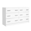 Artiss 6 Chest of Drawers Cabinet Dresser Tallboy Lowboy Storage Bedroom White