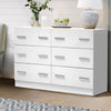 Artiss 6 Chest of Drawers Cabinet Dresser Tallboy Lowboy Storage Bedroom White