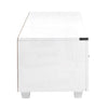 Artiss TV Cabinet Entertainment Unit Stand High Gloss Furniture Storage Drawers 140cm White