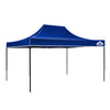 Instahut Gazebo Pop Up Marquee 3x4.5m Outdoor Tent Folding Wedding Gazebos Blue