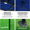 Instahut Gazebo Pop Up Marquee 3x6m Outdoor Tent Folding Wedding Gazebos Blue