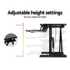 Artiss Standing Desk Riser Height Adjustable Sit Stand Computer Laptop Desktop