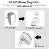 Shop FU – 4405 4.4A 4 Ports LED Light USB Charger Travel Adapter