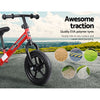 Rigo Kids Balance Bike Ride On Toys Push Bicycle Wheels Toddler Baby 12" Bikes Red