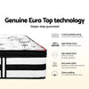 Giselle Bedding Algarve Euro Top Pocket Spring Mattress 34cm Thick Single