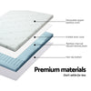 Giselle Bedding Cool Gel 7-zone Memory Foam Mattress Topper w/Bamboo Cover 8cm - Double