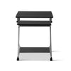 Artiss Metal Pull Out Table Desk - Black