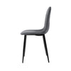 4 X Artiss Dining Chairs Dark Grey