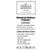 Giselle Bedding Double Size Waterproof Bamboo Mattress Protector