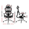 Artiss Mesh Office Chair High Back Executive Computer Chairs Black